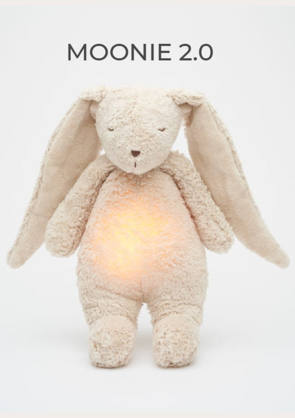 moonie 2.0 Hase mit Melodie & Nachtlicht sand natur