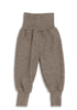 Wolle/Seide Baby-Hose walnuss