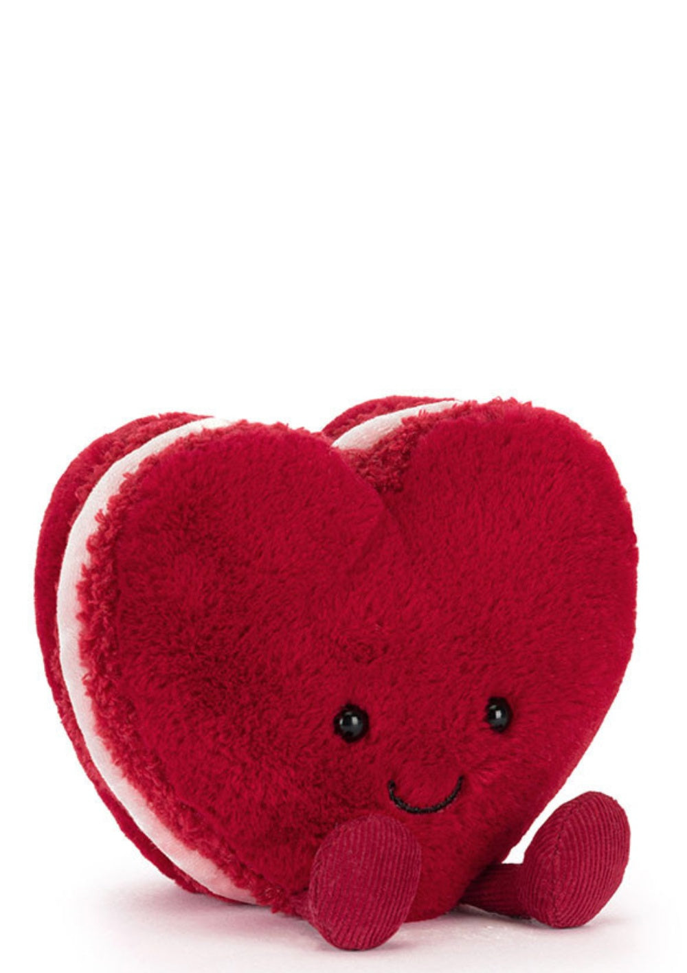 Jellycat Macaron Kuscheltier 'Amuseables Arlette Heart Macaron' Red