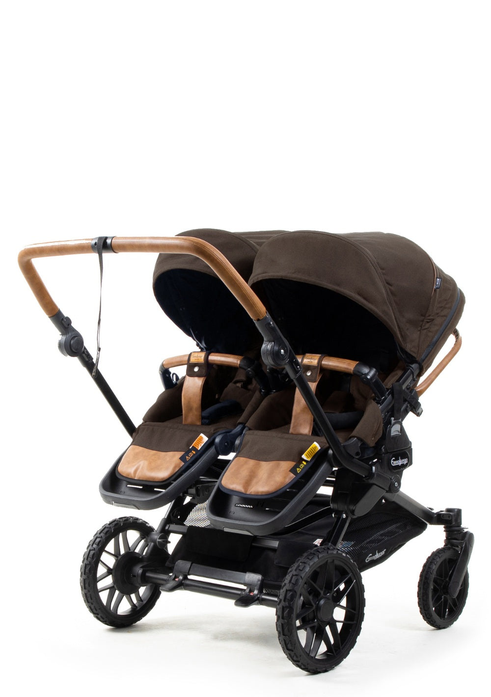Emmaljunga Zwillingskinderwagen 'Double SENTO ERGO+' Outdoor Brown