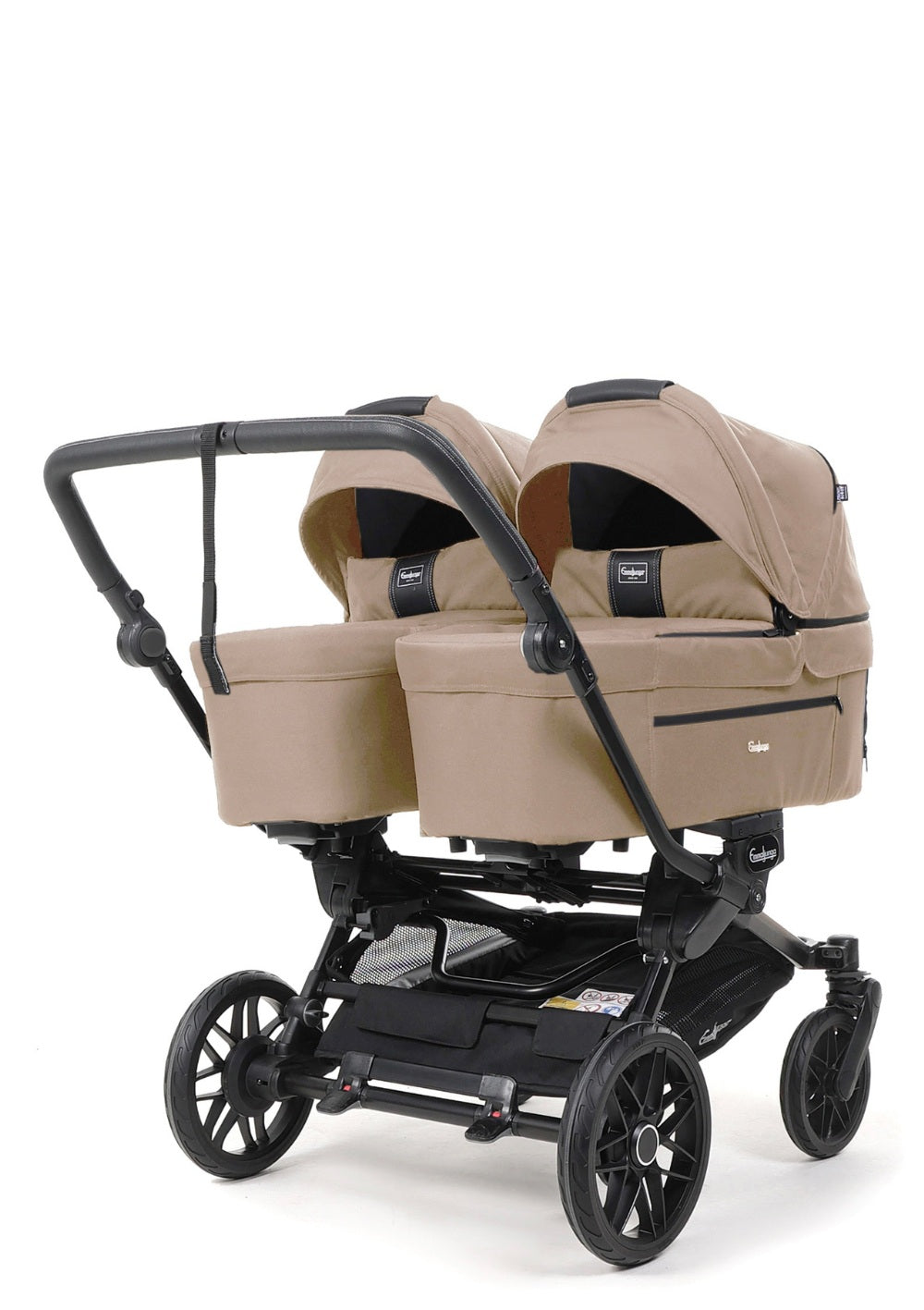 Emmaljunga Zwillingskinderwagen 'Double SENTO FLAT+' Urban Dune