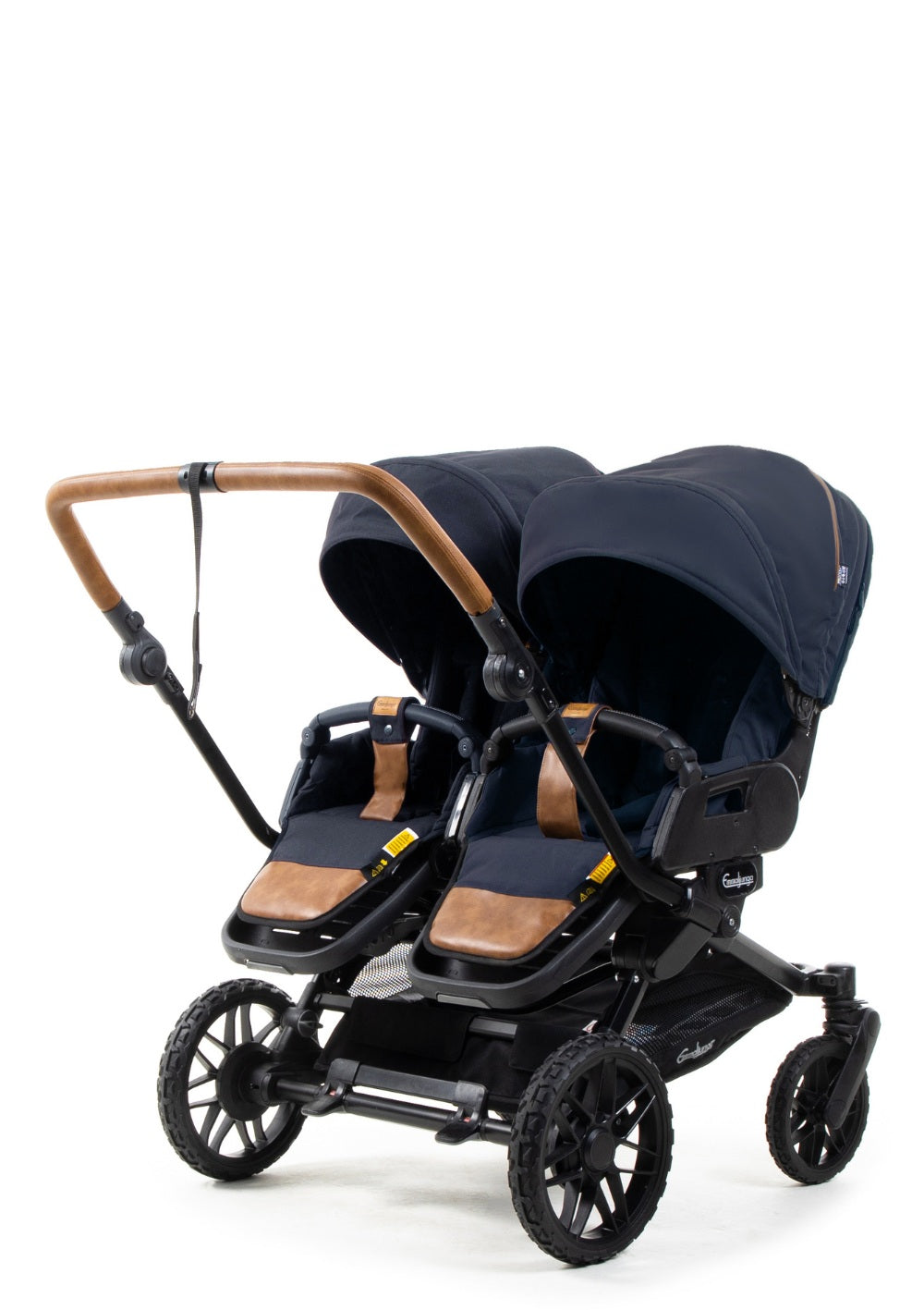 Emmaljunga Zwillingskinderwagen 'Double SENTO FLAT+' Outdoor Dark Navy
