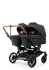 Zwillings-Kinderwagen-Set 'Double SENTO FLAT+' Outdoor Black