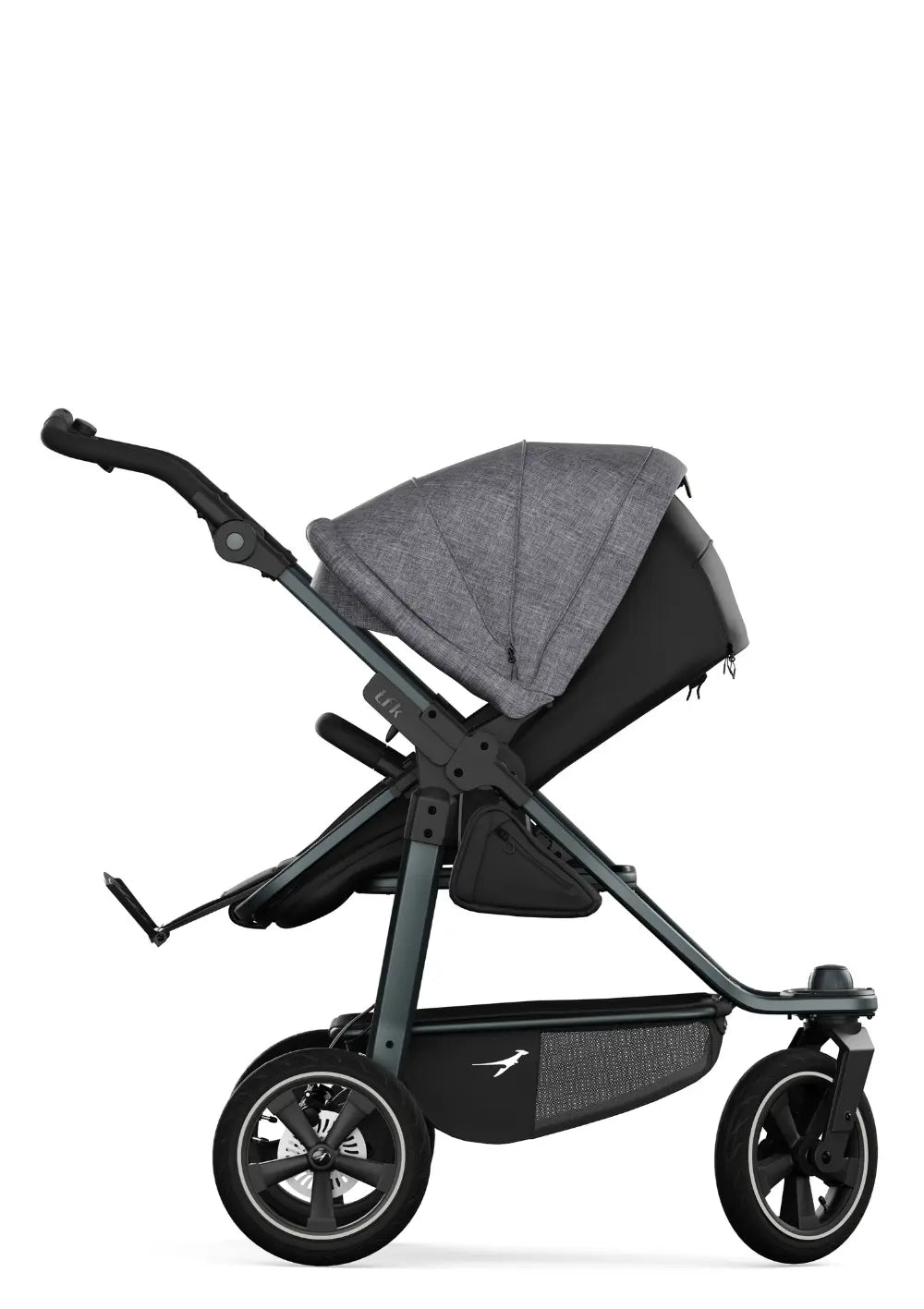 TFK Kinderwagen-Set 'Mono 3' Premium Grau