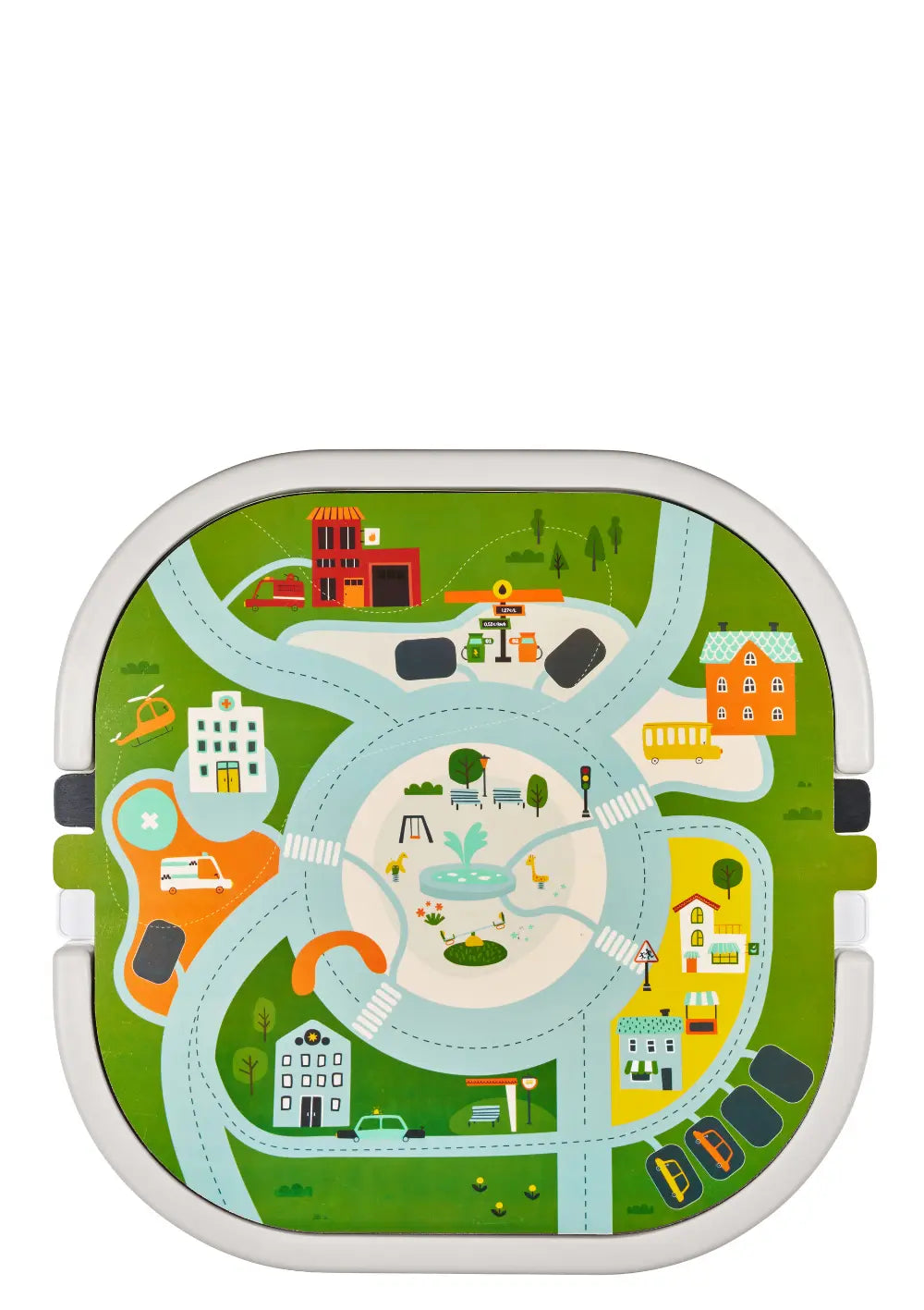 Funzy Spieltisch & Stühle Set Graphit Grau