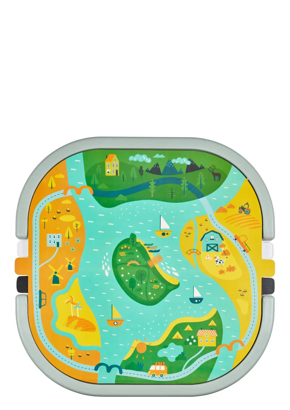 Funzy Spieltisch & Stühle Set Pastell Grün