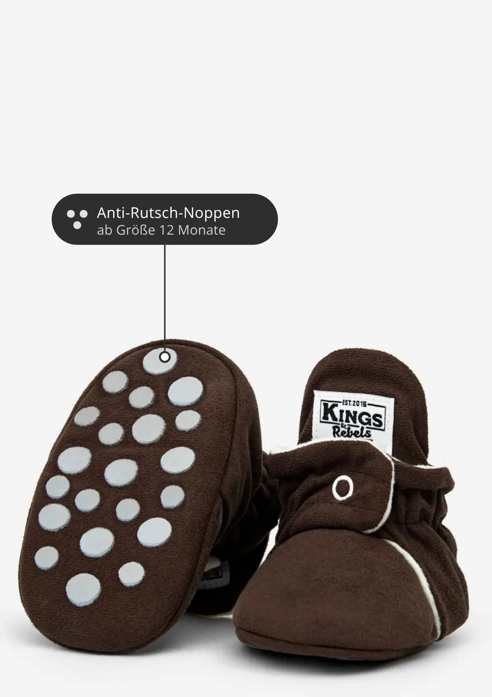 Kings & Rebels Booties Gripper-Linie mit Anti-Rutsch-Noppen ab Größe 12 Monate
