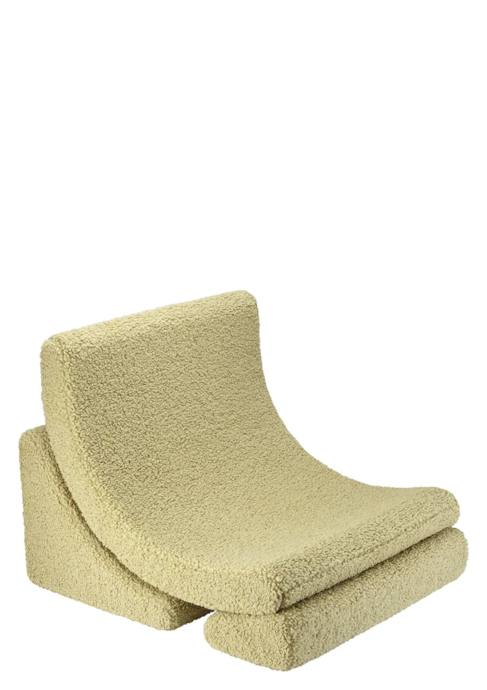 Wigiwama Kindersessel 'Moon Chair' Teddy Matcha