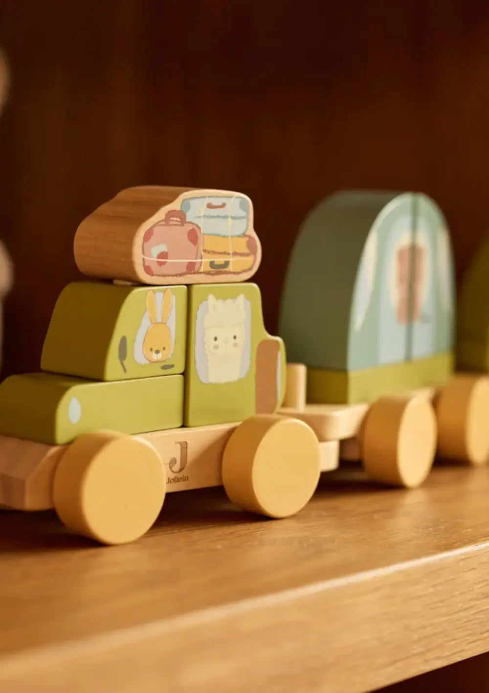 Jollein Holzeisenbahn 'Jollies Camping'