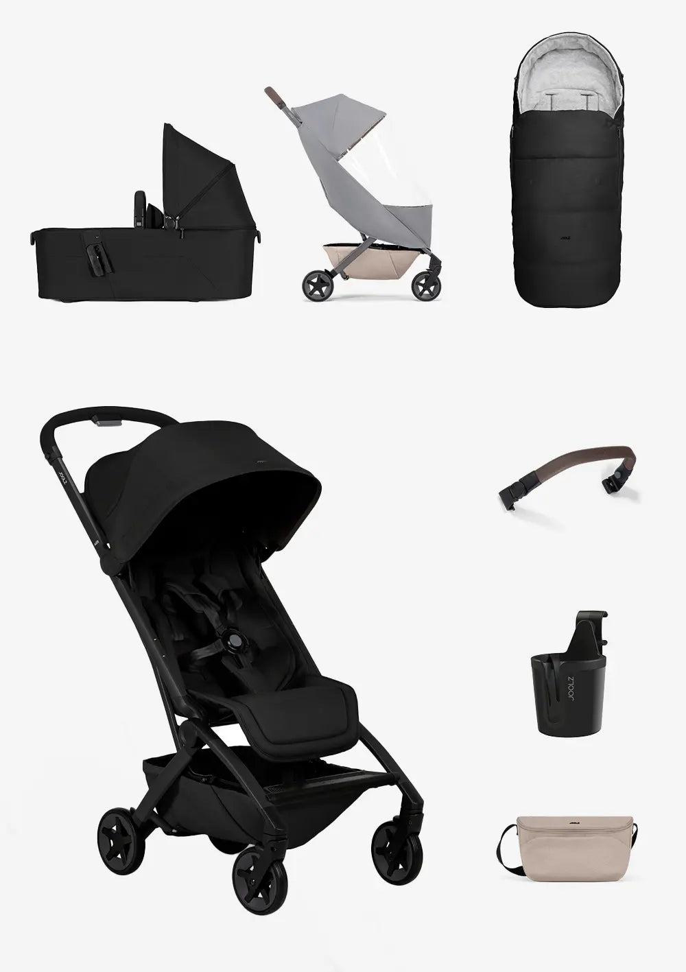 Joolz Buggy 'Aer2' All-in-One Bundle Space black
