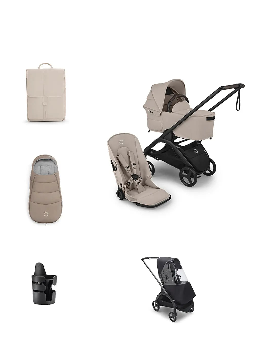 Bugaboo 'Dragonfly Plus' Bundle – Unverzichtbares Kinderwagen-Set