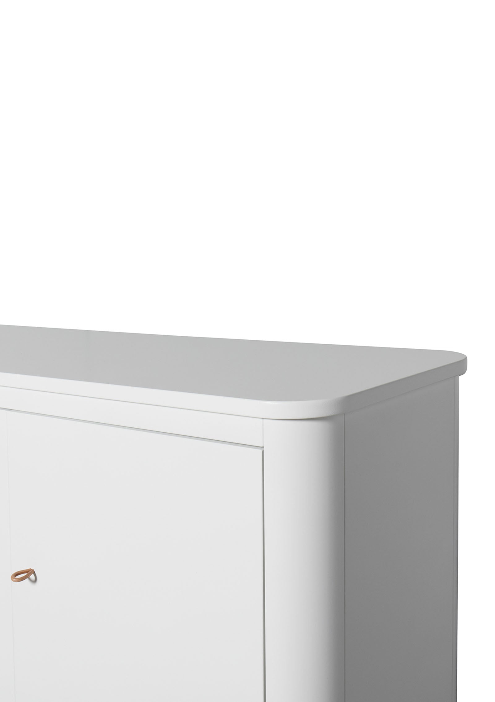 'Wood' Multi-Schrank 3-türig weiss / Eiche