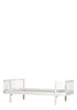 Einzelbett 'Wood Original' weiß 200 x 90 cm