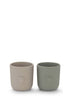 2er-Set Becher 'Lemon' Warm Grey / Whale