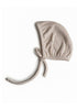 Baby Bonnet gerippt beige melange
