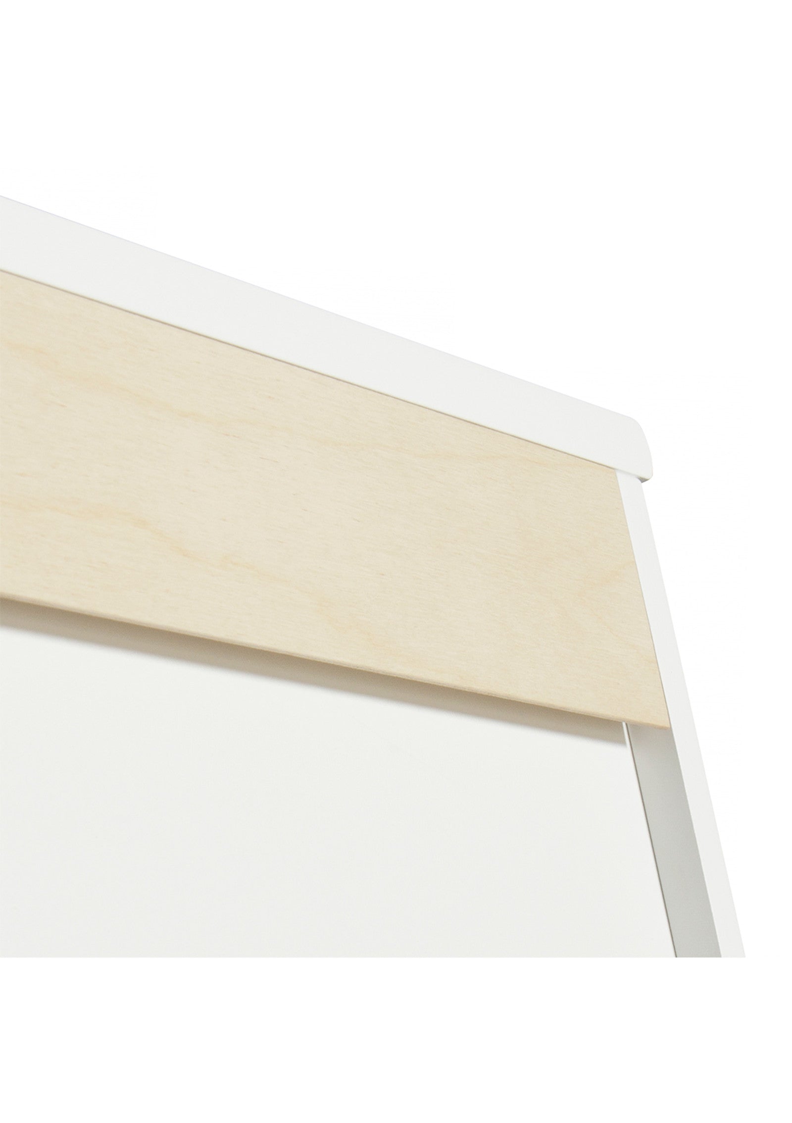 'Wood' Standregal horizontal 5 x 1 / weiß zum Aufhängen