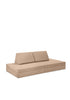 Spielsofa Velours Erdnuss Beige