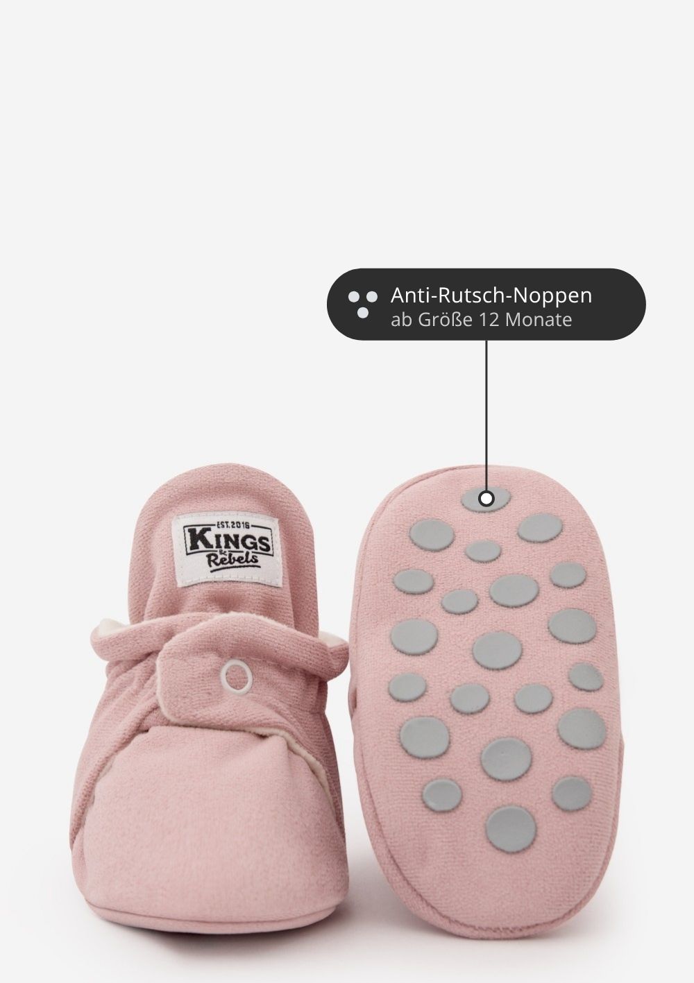 Kings & Rebels Booties Gripper-Linie mit Anti-Rutsch-Noppen ab Größe 12 Monate