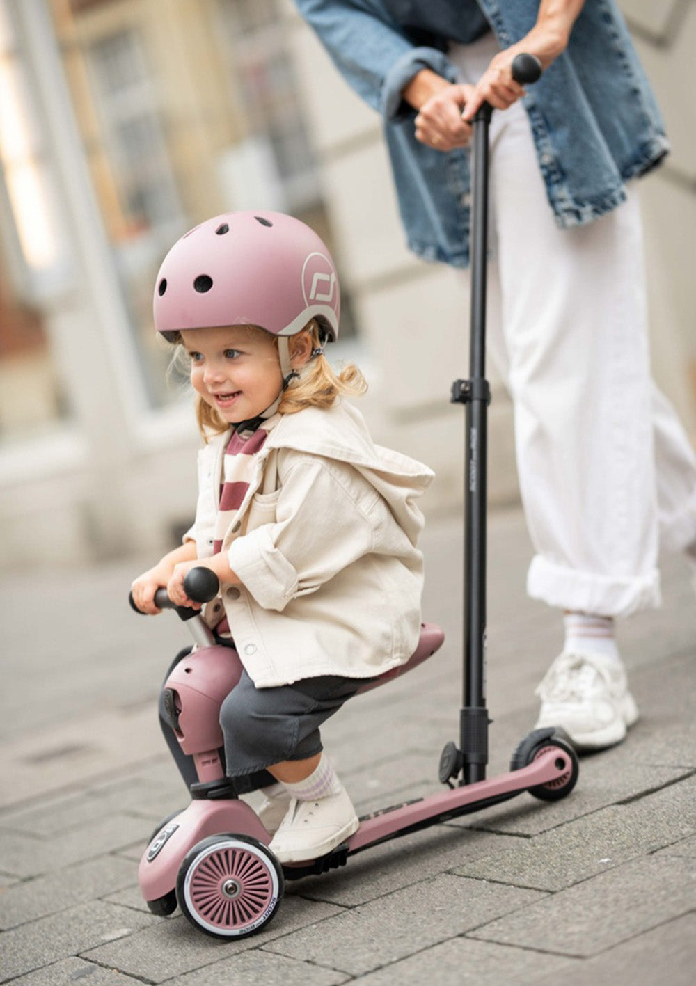 Scoot & Ride 2in1 Kickboard 'Highwaykick 1 Push & Go' wildberry