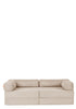 Family Sofa Cord Creme Beige