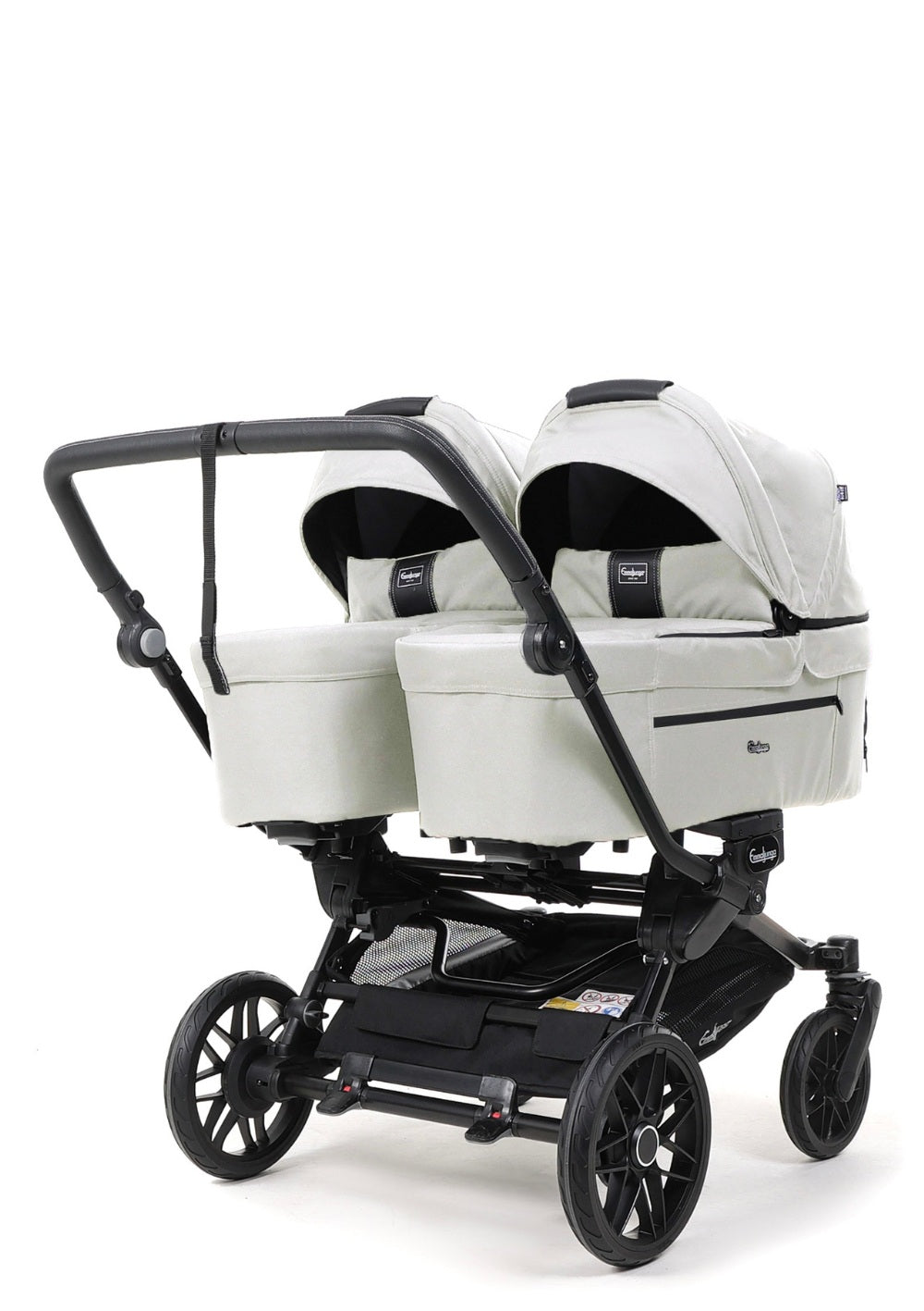 Emmaljunga Zwillingskinderwagen 'Double SENTO ERGO+' Urban Pearl