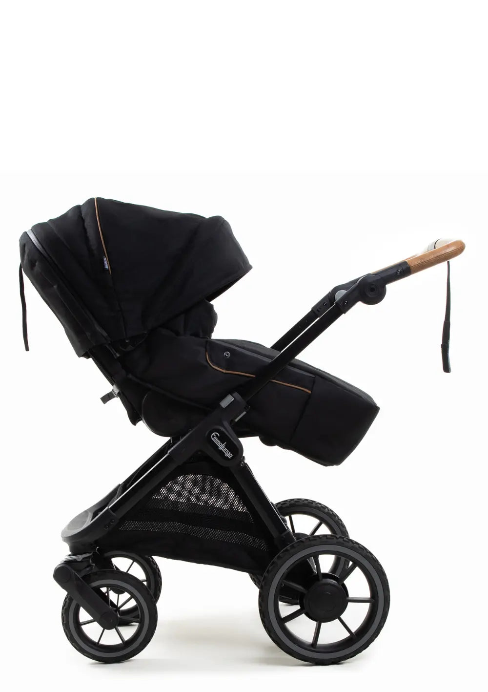 Emmaljunga Fußsack 'ERGO+' Outdoor Black