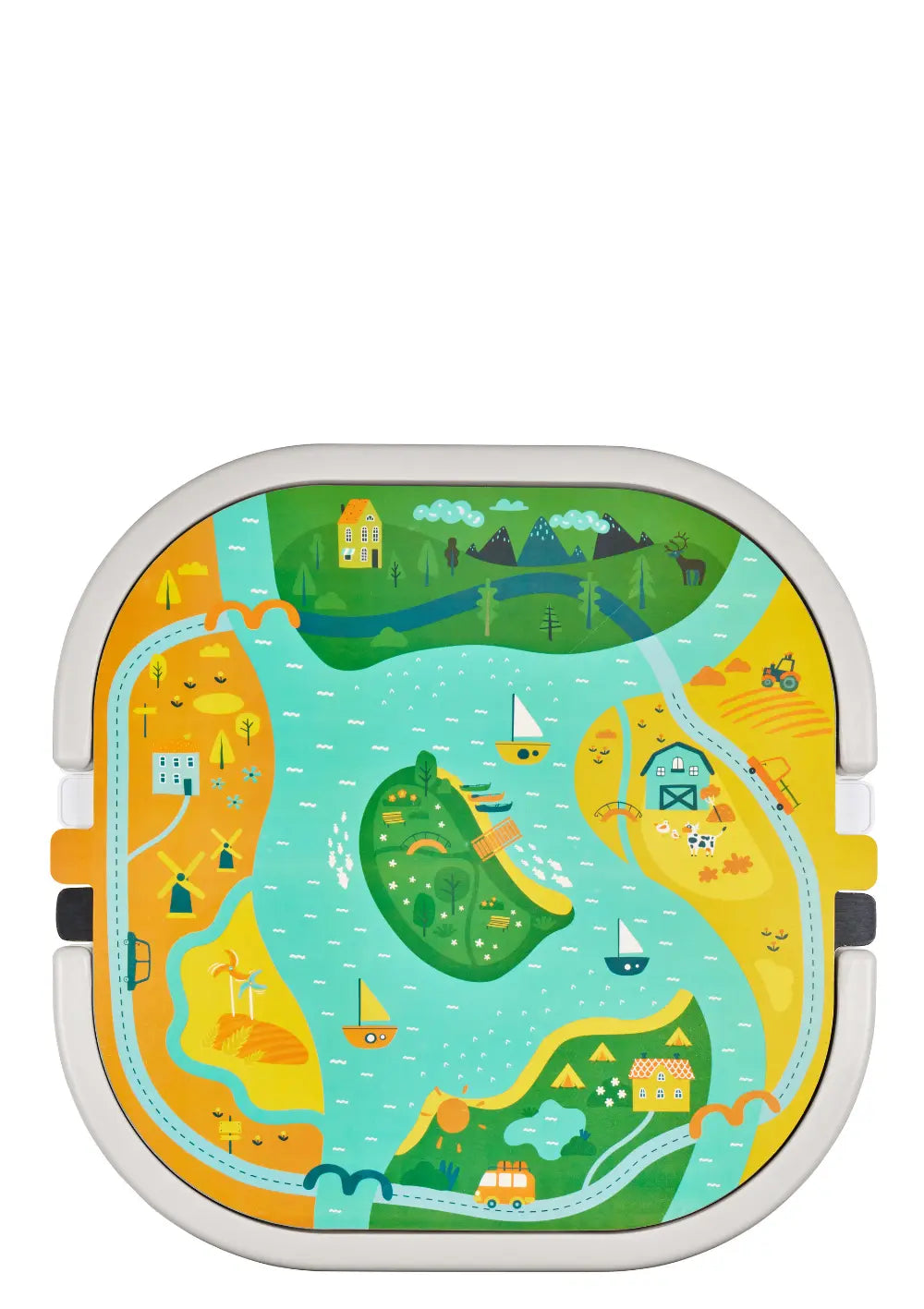 Funzy Spieltisch & Stühle Set Graphit Grau