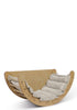 Kletterbogen Birke Natur inkl. Kissen Cord Creme Beige