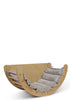 Kletterbogen Birke Natur inkl. Kissen Cord Koala Grau