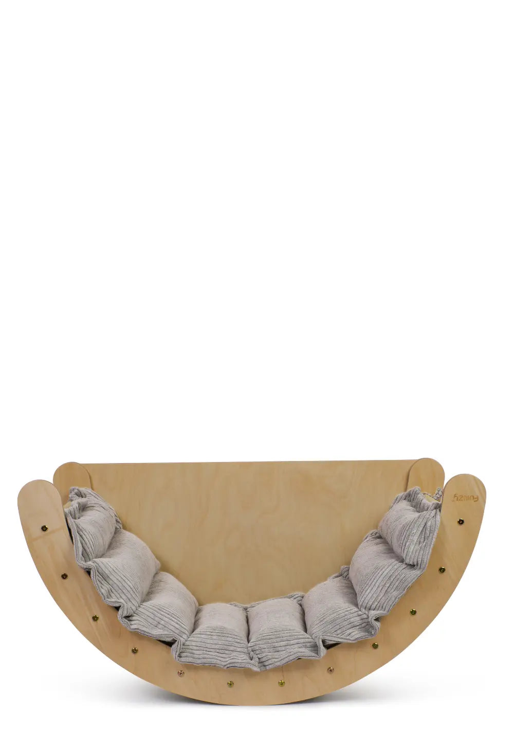 Funzy Kletterbogen & Kissen Set Birke Natur Cord Koala Grau