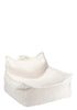 Sitzsack Teddy Cream White