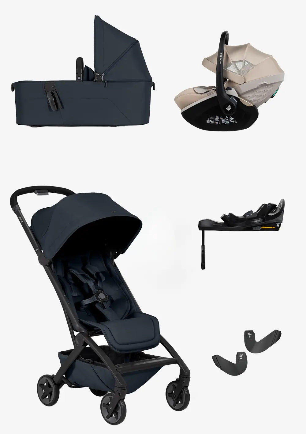 Joolz Buggy 'Aer2' 3-in-1 Kindersitz-Bundle Dark Navy Blue