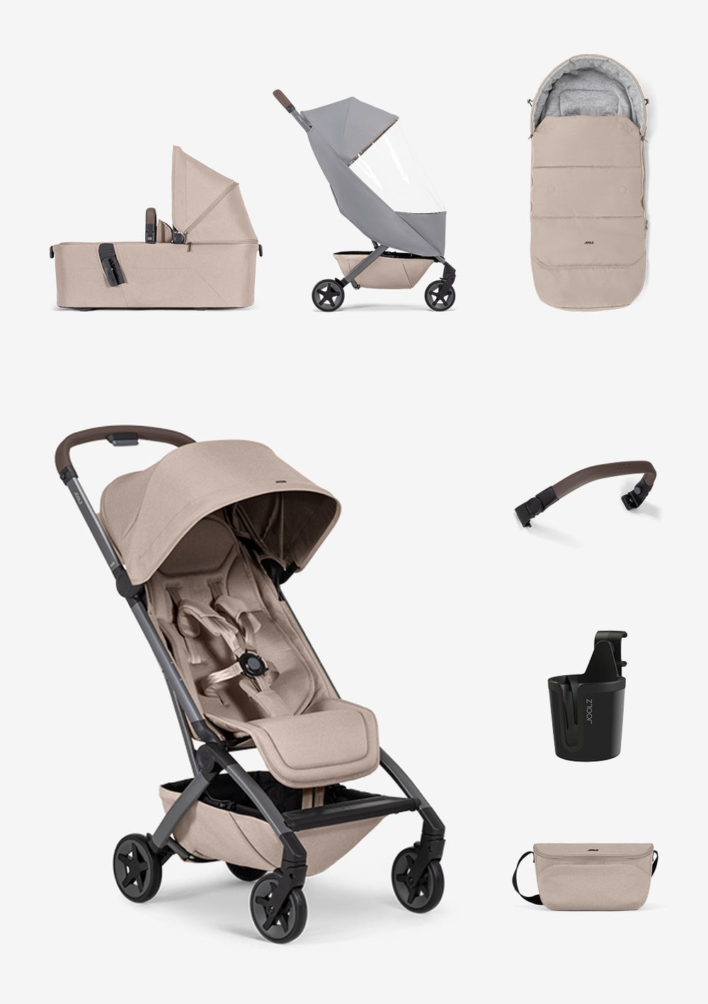 Joolz Buggy 'Aer2' All-in-One Bundle Sandy Taupe