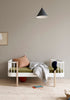 Juniorbett 'Wood Original' weiß / Eiche 160 x 90 cm
