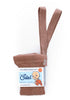 Strumpfhose mit Trägern mit Fuß light brown