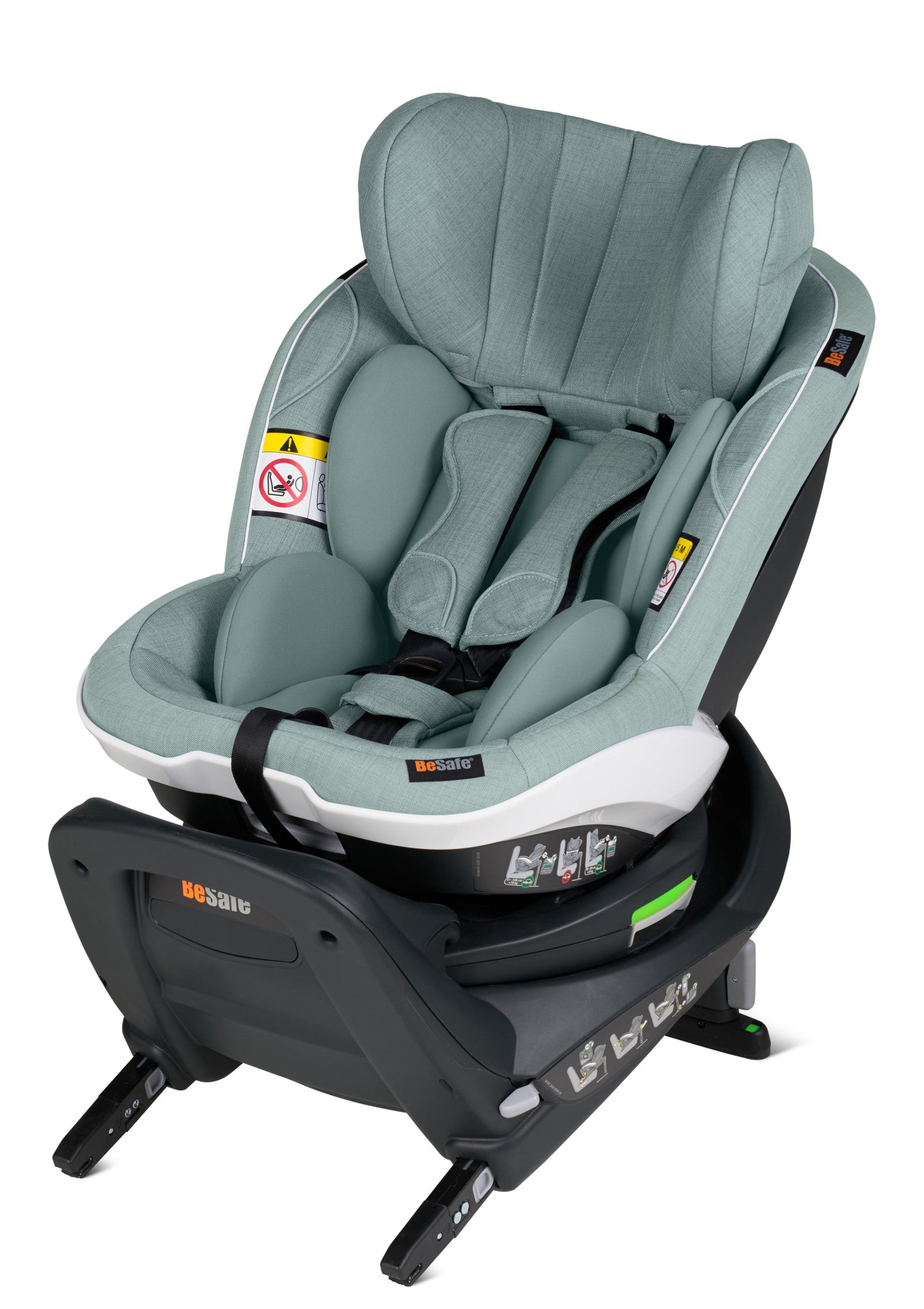 Reboarder 'iZi Twist i-Size' Sea Green Mélange